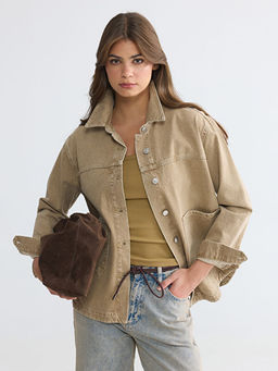 Oversize Kad?n Jean Ceket