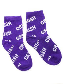 Детские носки 3-5 лет 15-18 см Краш Фиолетовые