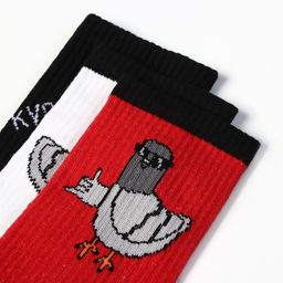 Набор подарочный KAFTAN «Голубь», носки 3 пары, размер 41-44 (27-29 см), термос