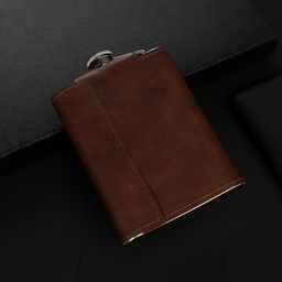 Фляжка со складной стопкой в чехле Настоящий мужчина, 240 мл / 75 мл