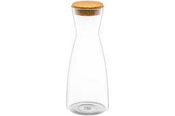 Кувшин 1,2 л 10*10*26 см Crystal glass + пробковая крышка, боросиликатное стекло - Elan gallery фото 4