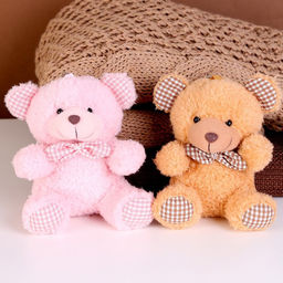 Мягкая игрушка Мишка на брелоке, 12 см, цвет МИКС - Simaland фото 5