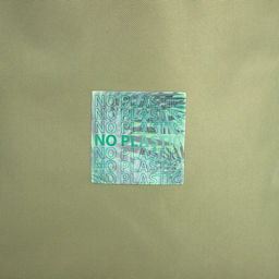 Сумка с голографической нашивкой NO PLASTIC - Nazamok фото 6