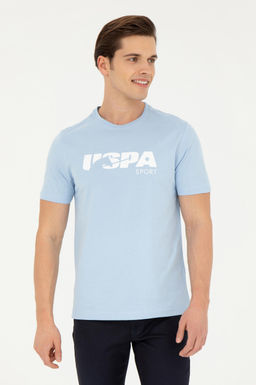 Мужская голубая футболка - U.s. polo assn фото 9