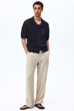 Camisa resort en punto calado Relaxed Fit - H&m фото 7