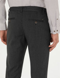 Antrasit Slim Fit Kanvas Pantolon - Pierre cardin фото 7