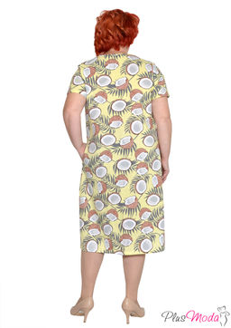 Халат Модель №1843 размеры 44-84 - Plusmoda фото 3