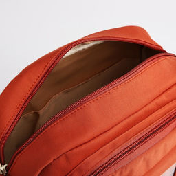 Сумка молодёжная на молнии, цвет коричневый - Simaland фото 6