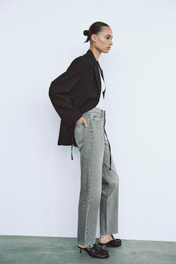 TRF MOM FIT HIGH-WAIST JEANS - Zara фото 45