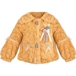 Шуба L.Long "Roses" для девочки