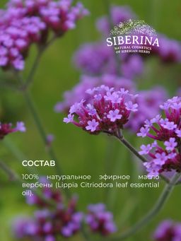 Эфирное масло вербены - Siberina фото 12