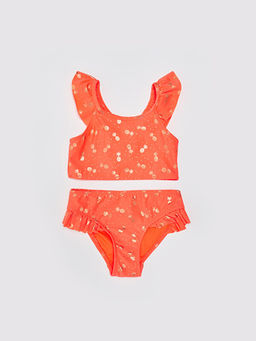 Bask?l? K?z ?ocuk Bikini
