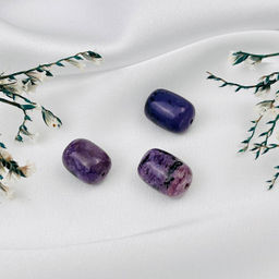 Бусины для украшений из Чароита (3 шт)