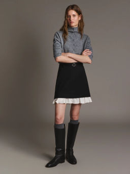 Юбка с ремнем женская ZR2609023501-50 / Zarina