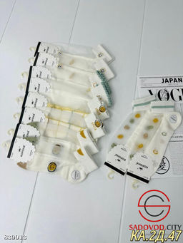 Женские носки из хлопка