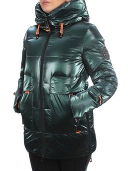 8018 DK. GREEN Пальто женское зимнее JARIUS (200 гр. холлофайбера) - Fashion фото 3