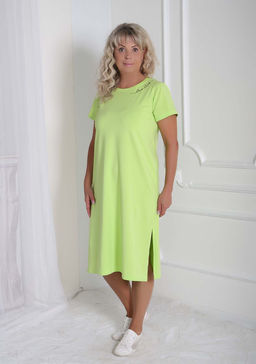 Платье Олси салатовое