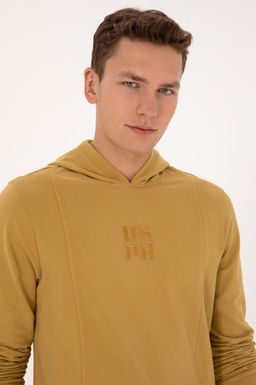 Erkek Hardal Sweatshirt