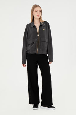 Женские черные брюки из плотной ткани Неожиданная скидка в корзине - U.s. polo assn фото 3