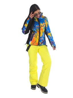 Куртка B-8692 Сине-желтый