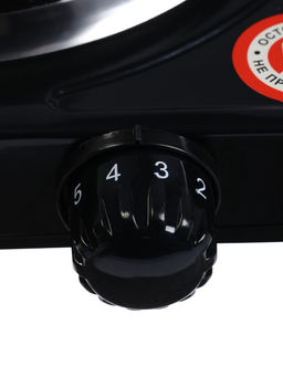 Плитка электрическая LHP-002, 1 конфорка, 1000 Вт, нагреватель диск, чёрная