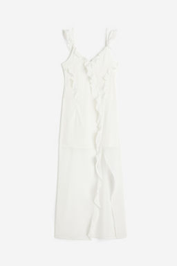 Vestido de gasa con volantes