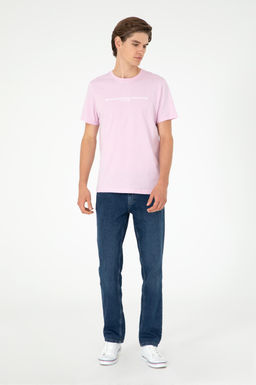 Мужская розовая футболка - U.s. polo assn фото 4