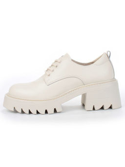 01-C1802-3 BEIGE Ботинки демисезонные женские (натуральная кожа) - Фабричный китай фото 5