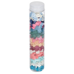 Gamma Контейнер для пуговиц T-040 пластик d 4 см x 20 см 20 шт прозрачная