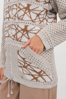 ЗЛАТА Жакет 5-1066к/кофе-молоч