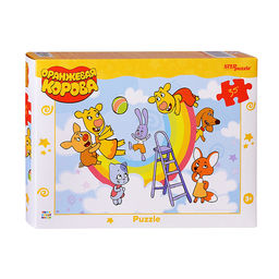 Пазлы 35 "Оранжевая корова" (С/м)