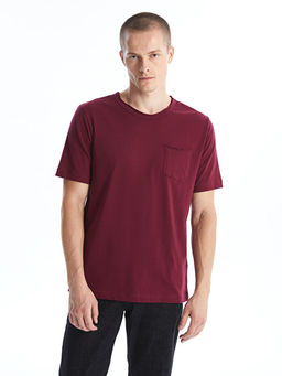 Bisiklet Yaka Penye Erkek Ti??rt