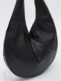 Сумка женская кожаная 1101-1MP black Polina&Eiterou