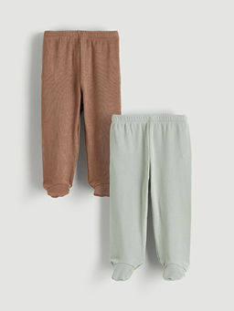 Beli Lastikli Erkek Bebek Pantolon 2li