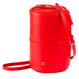 Итальянская кожаная сумка DuDu Bags серии Abigail | огненно-красный - Dudubags фото 3