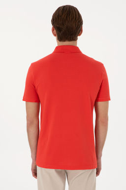 Erkek Slim Fit Polo Yaka K_rm_z Basic Ti__rt Sepette S_rpriz _ndirim - U.s. polo assn фото 5