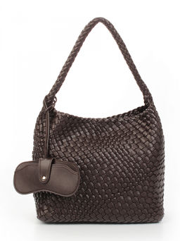 LACCOMA сумка СУ1053-2-темно-коричневый эко кожа хлопок