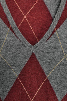 100% WOOL DIAMOND SWEATER - Zara фото 8