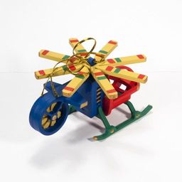 Подвесное новогоднее украшение: Вертолет малый 640-6 - Idh фото 3