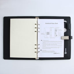 Ежедневник со встроенным зарядным устройством 8000 мАh и флешкой 16 ГБ Дракон, 17,5 х 3,8 х 23,3 см. - Like me фото 8