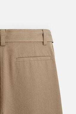 BELTED PLEATED TROUSERS - Zara фото 27