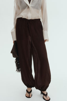 Pantal?n globo con cord?n de ajuste - H&m фото 8