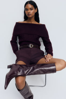 Jersey off-the-shoulder - H&m фото 5