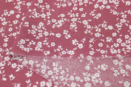 Штапель Цветочный вихрь цв.лилово-розовый, СОРТ2, ш.1.45м, вискоза-100%, 100гр/м.кв - Купава фото 16