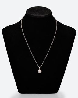 Pearls Melody Кулон из жемчужины, оформленной кубическими цирконами на цепочке