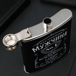 Фляжка Настоящий мужчина, 210 мл