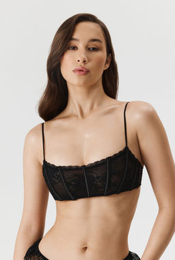 Infinity / Бюстгальтер Bralette жен. Shampany черный - Infinity Lingerie фото 2