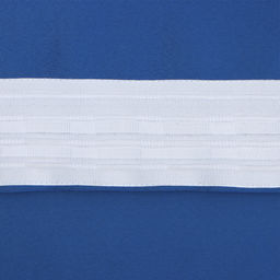 Штора портьерная «Этель», 270×300 см, синяя, блэкаут