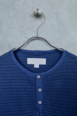STORIESZ - CAMISETA RAYAS CON ALGOD?N Y LINO / rayas