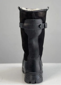 Монголки высокие черные, литая подошва